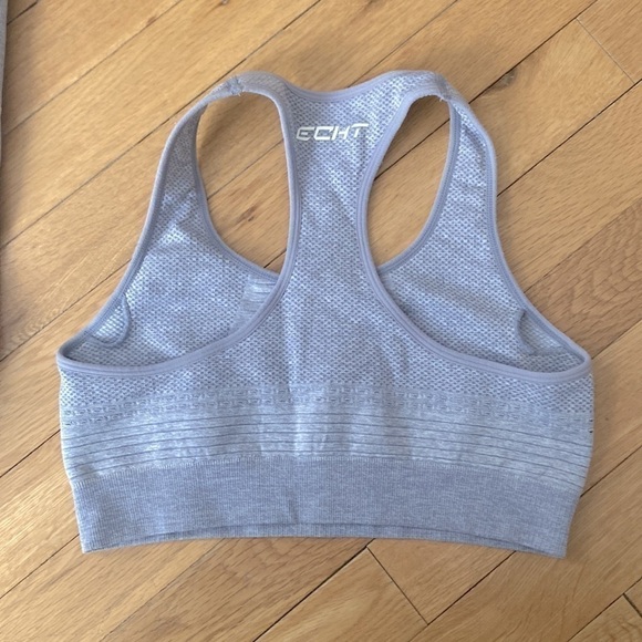 ECHT Arise Seamless Grey High Rise Legging + Sports Bra SET Size Small - Picture 10 of 11